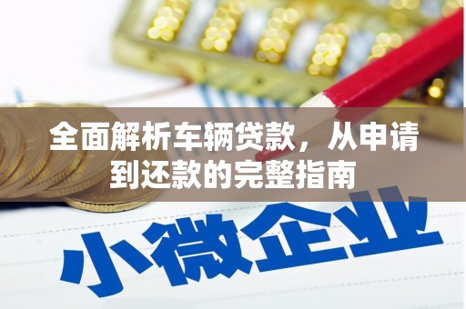 理塘全面解析车辆贷款，从申请到还款的完整指南
