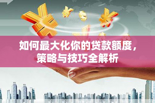 理塘如何最大化你的贷款额度，策略与技巧全解析